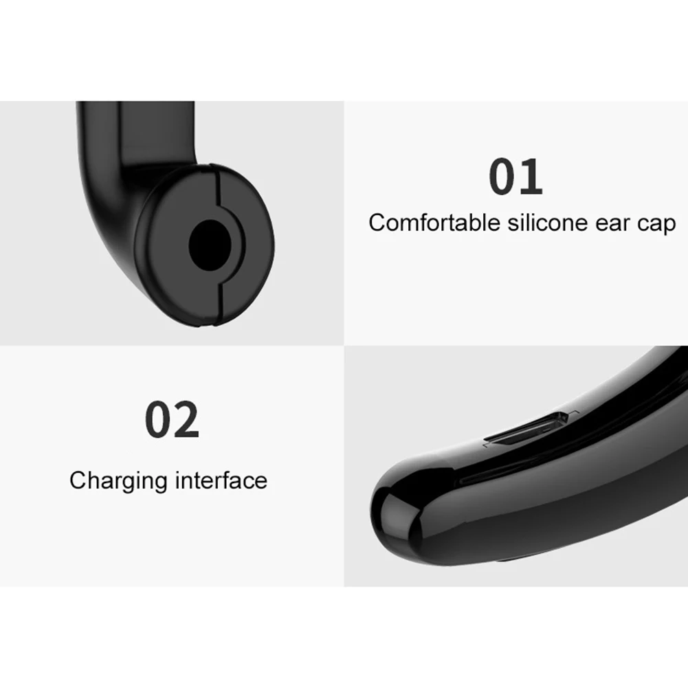 Новое поступление костной проводимости наушники беспроводные Bluetooth 4,2 Спортивная стерео гарнитура для ноутбука планшет для xiaomi для iphone 7 8 X