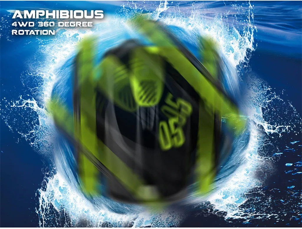 RC автомобиль для детей Дистанционное Управление Amphibiou Stunt автомобилей Водонепроницаемый трансформируемые игрушки около 20 км/ч, игрушки-Амфибии и хобби# U