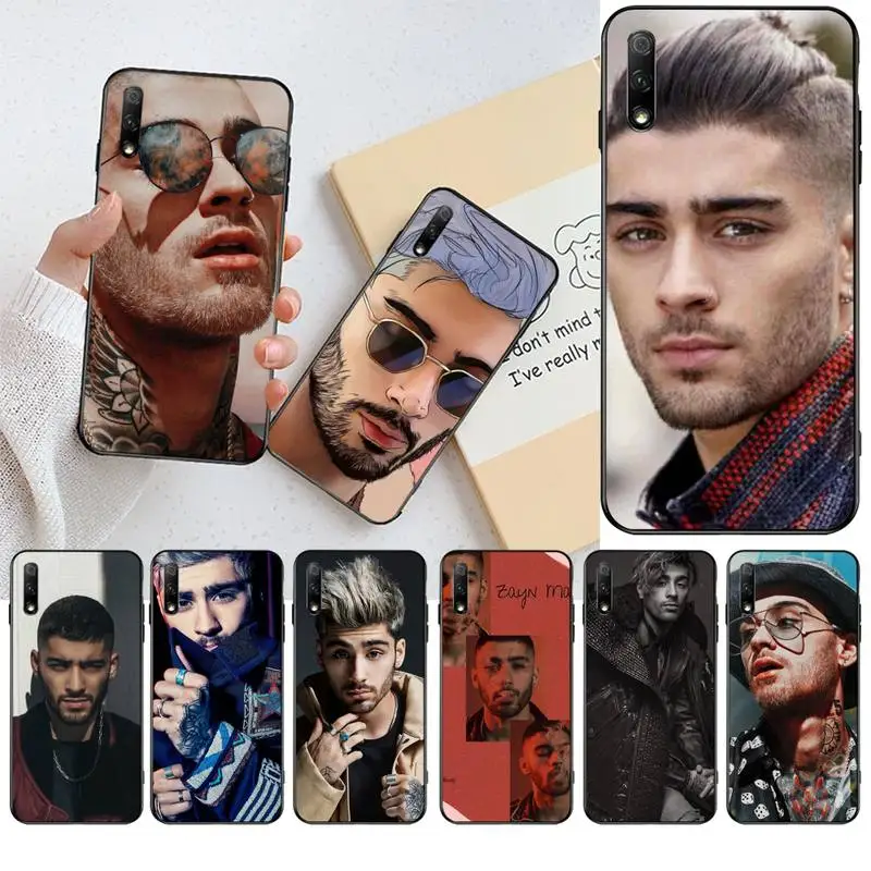 

HPCHCJHM Zayn malik Black TPU Soft Phone Case Cover for Huawei Honor 20 10 9 8 8x 8c 9x 7c 7a Lite view pro