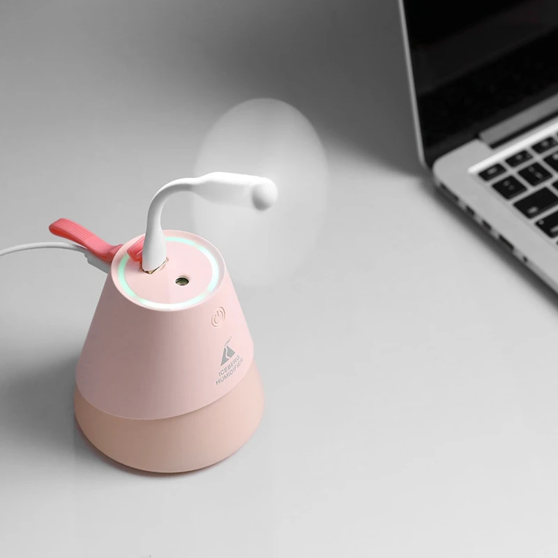 

230Ml 3 in 1 Air Humidifier Aroma Essential Oil Diffuser for Home Car Usb Fogger Mist Maker with Led Night Lamp