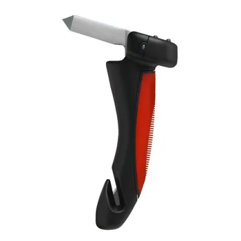 

Hot Vehicle Safety Hammer Rescue Escape Emergency Hammer Seat Belt Cutter Window Glass Switch With LED Light In Good Quality