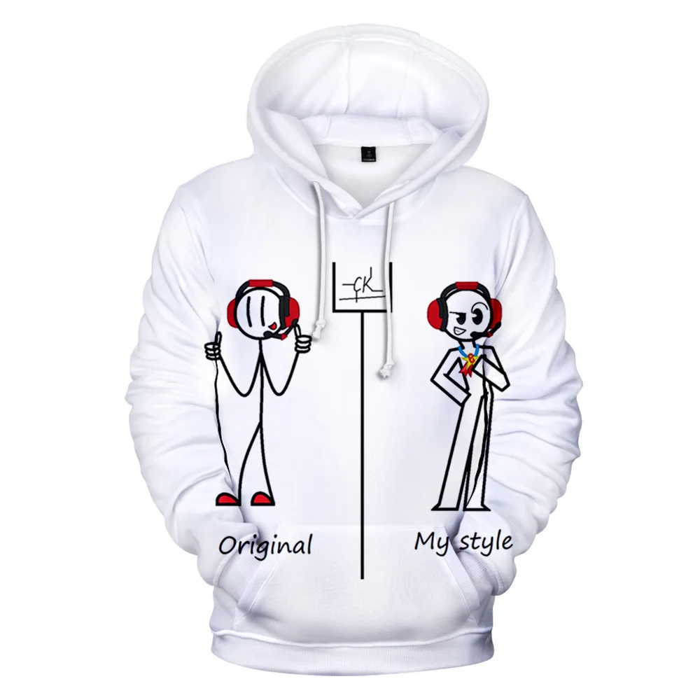 

Personality The Henry Stickmin Collection Sweatshirt Men/Women Harajuku Hoodies Casual Hooded 3D Print Pullovers Streetwear Coat