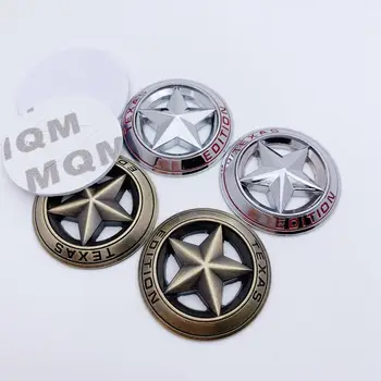 

2pcs TEXAS EDITION 3D Metal Car Sticker Logo Emblem Badge Car Styling Sticker for jeep Decor for Ford Conqueror styling
