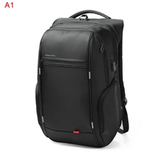 Сплошной цвет Материал мужской рюкзак многофункциональный большой емкости студенческий школьный рюкзак Простая Сумка