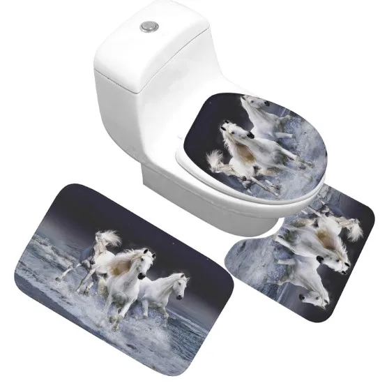 CAMMITEVER лошади коврики для туалета дома коврик для ванной комнаты коврики 3d ванная комната коврики