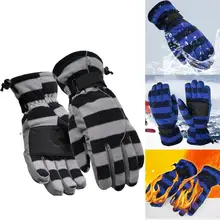 Для женщин Для мужчин непромокаемые зимние боты на плоской подошве, теплые спортивные бутылки с водой-брызг нескользящая обувь для улицы Перчатки из водонепроницаемого материала с Перчатки Guantes de esqui W