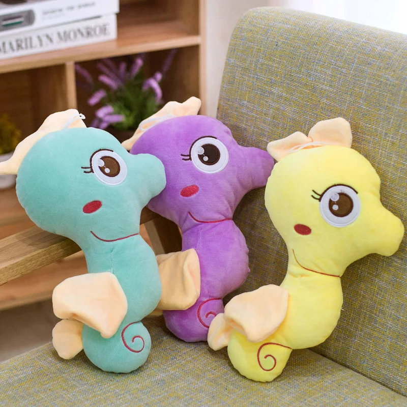 1 шт. 20 см Kawaii мягкая красочная кукла морской конек детская подушка для сна Мягкие и плюшевые игрушки для девочек подарок на день рождения рождественские подарки