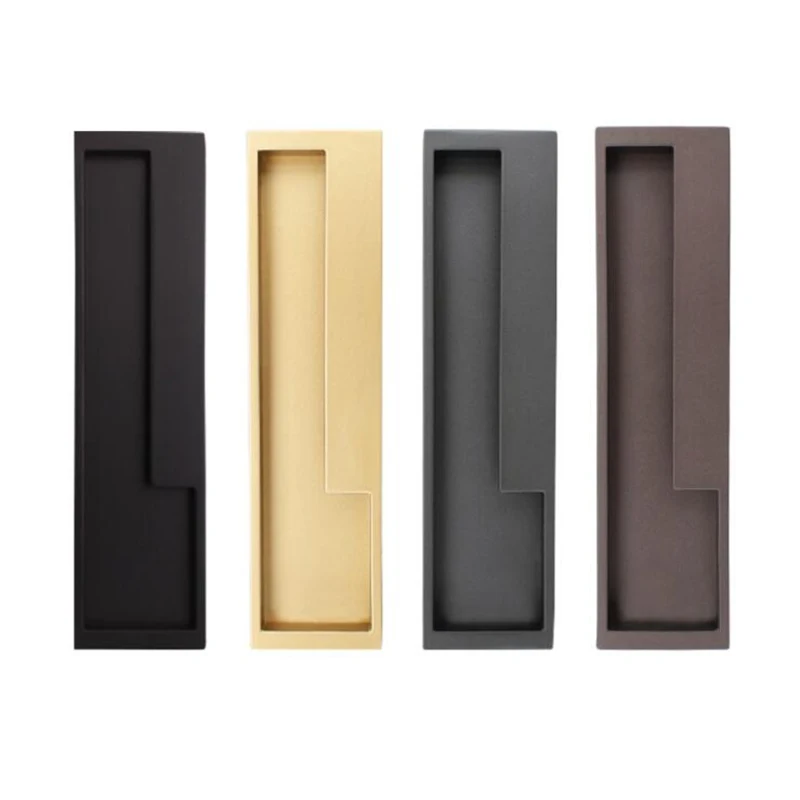 

High End Modern Minimalist Cabinet Closet Button Handle Simple European Sliding Door Drawer Embedded Handle Furniture Hardware