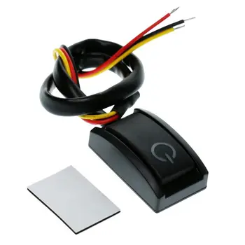 

12V Car Auto Vehicle On/Off Push Button Switch Self Adhesive Switch LED Light 200mA 2.4W Universal For Car Truck Trailer RV