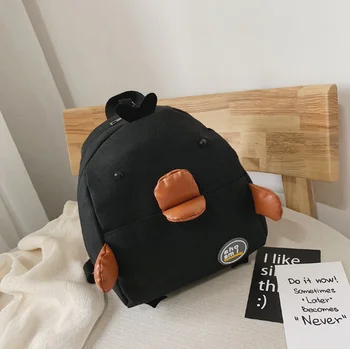 

Lightweight Korean backpack 2020 new fashion cute cartoon duckling canvas bag children's breathable kindergarten schoolbag