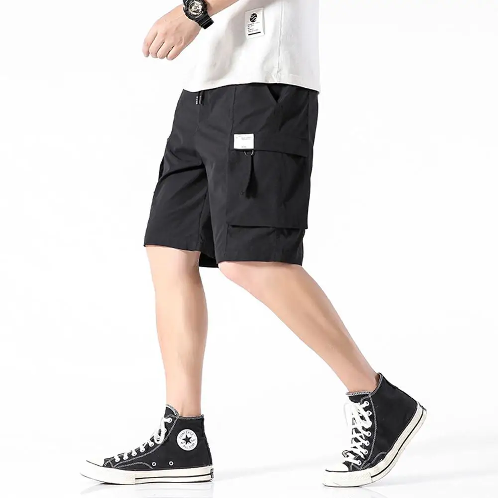 Yiwa мужские свободные пятые Брюки повседневные хлопковые шорты для спортивной одежды высококачественные шорты для мальчиков тонкое пальто простая одежда