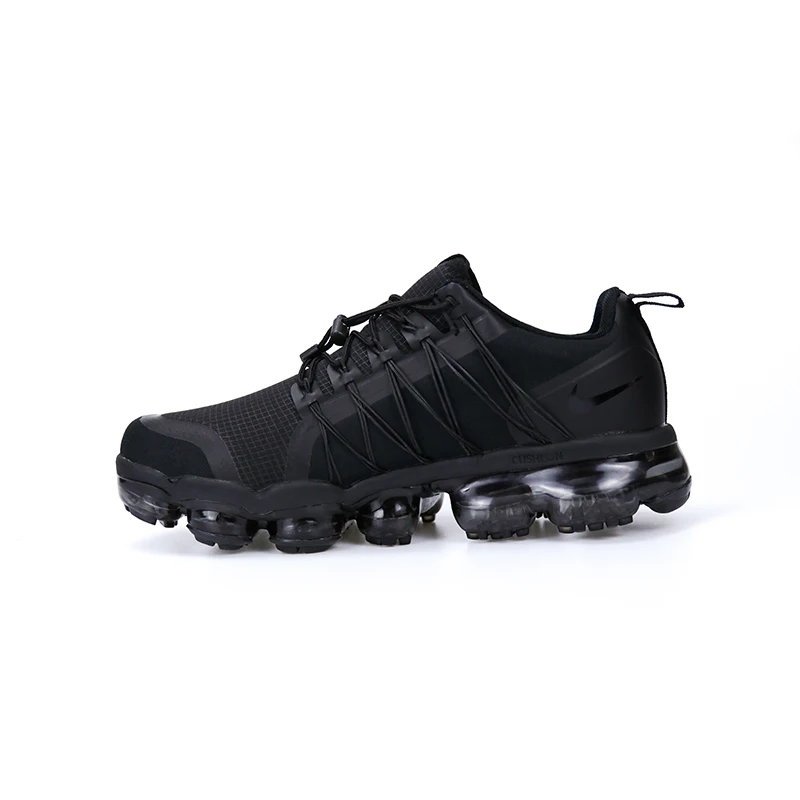 Оригинальные подлинные мужские кроссовки для бега Nike AIR VAPORMAX, уличная спортивная обувь, удобная дышащая и прочная AQ8810-010 - Цвет: black