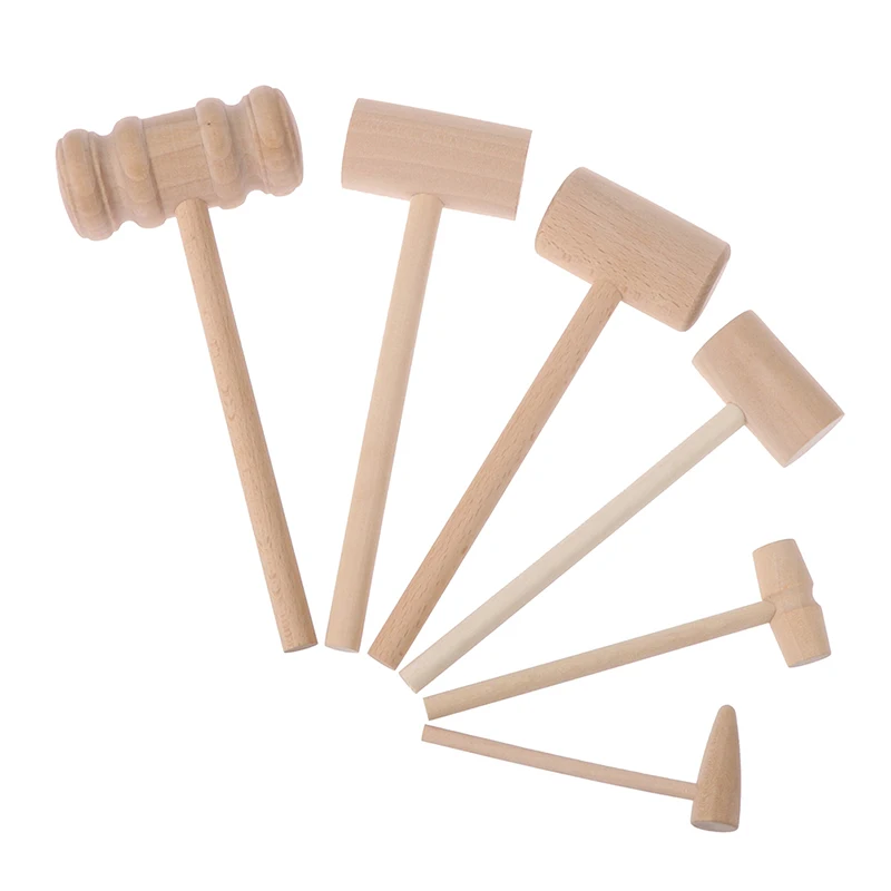 1Pcs Wooden Hammer Mallet Carving Tool Leather Craft Jewelry Making Hammer Tool installation hammer,manual tools,wood gavel