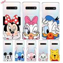 Silicone Cover Diseny Lovely Minnie For Samsung Galaxy S21 S20 FE Ultra S10 S10E Lite S9 S8 S7 Edge Plus Phone Case