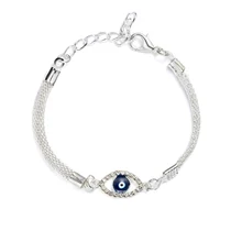 Голубой глаз Сглаза Браслет Морская звезда Пальма котенок электрокардиограмма посеребренный браслет Самый креативный подарок для девочек и женщин