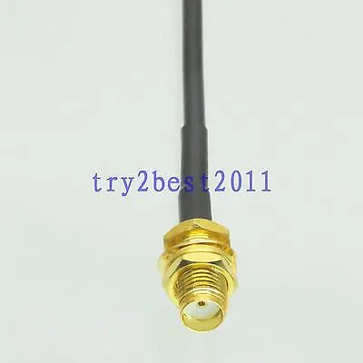 DHL/EMS 50 наборов RG174 SMA jack pin Кабельный разъем с уплотнением гибкий соединительный кабель 8 дюймов-C1