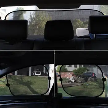 

Vehemo 5PCS Auto Sun Visor Window Windshield Sunshade Cover Car SunShade for Driver 5/Set Mesh for Solar Protection