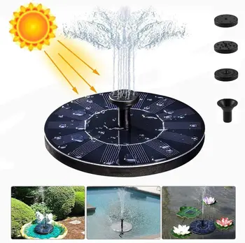 

7V Solar Fountain Watering kit Power Solar Pump Pool Pond Submersible Waterfall Floating Solar Panel Water Fountain For Garden