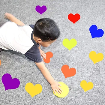 

2019 New 30PCS Carpet Spot Markers Rainbow Color Carpet Spots Marker For Classroom Sport Trainning Preschool Teaching Kids Toys