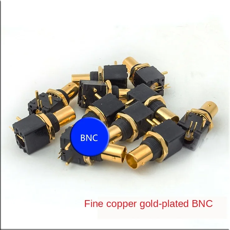 

Taiwan gold-plated welded plate BNC turntable DAC decoder digital coaxial PCB 90 degree installation