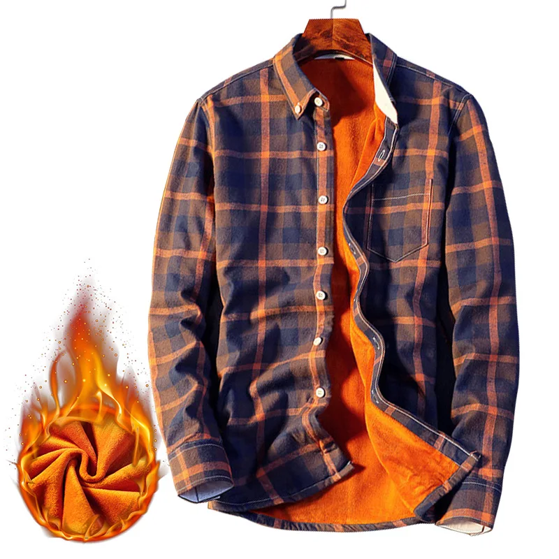 camisas de invierno para hombre