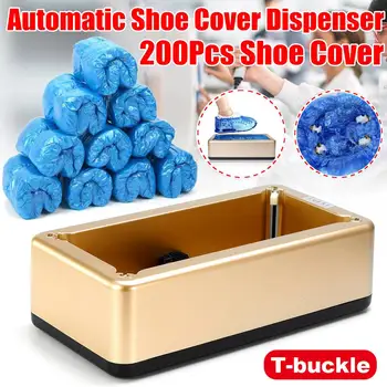 

200pcs/set PE Shoe Cover Machine Shoe Cover Blue Disposable Convenient And Comfortable Model House High Quality Shoe Cover