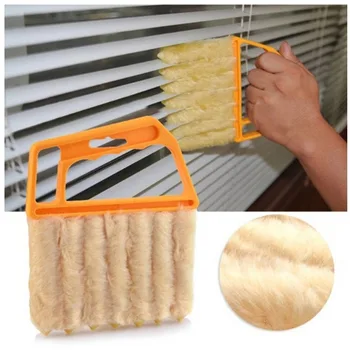 

7 Hands Held Blind Cleaner Microfibre Venetian Blind Brush Window Air Conditioner Duster Cleaner Mini Dust Cleaning Brush