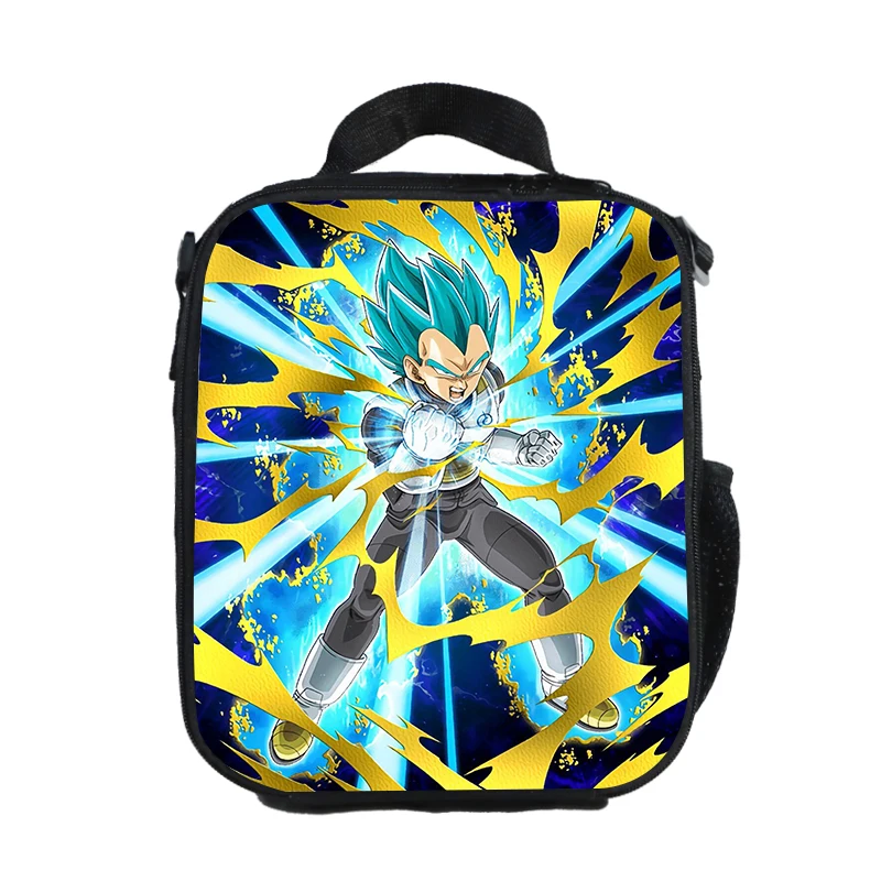 Аниме Dragon Ball ланч-мешок Goku Saiyan дети изолированный кулер Ланч-бокс термальный держатель для пикника