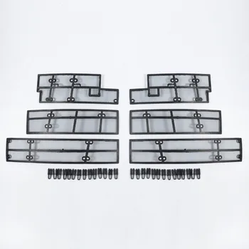 

Wtfs Stainless Steel ABS Insect Grille Mesh Grill Inserts Insect Net Insect-Proof Net for Toyota Highlander Luxury 2018 [QP1124]