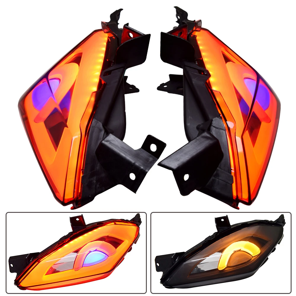 Red Motorcycle Rear Taillight for Yamaha XMAX300 XMAX250 X-MAX 250 300 Moto Light Running Lights Motorbike Modified Accessories Lamp - Цвет: Red