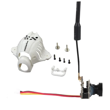 

5.8G 800TVL FPV AIO Micro Camera 25MW 40CH Transmitter LST-S2+ FPV Camera w/ Canopy for Tiny Bwoop65 Bwhoop75 Snapper 6 7