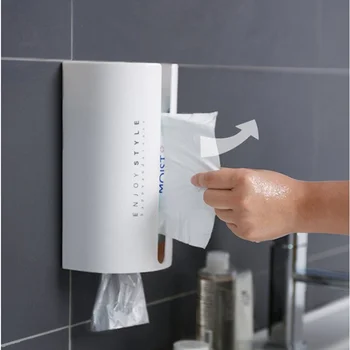 

Multifunctional Bathroom Kitchen Wall-Mounted Bathroom Tissue Dispenser Box for Paper Towels Holder Tissue Storage Boxes