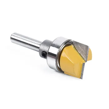 

58mm* Hinge Wood Trim Drill Router Flush Shank Bit Steel Template Mortise1/4