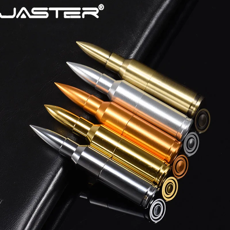 Металлический флеш-накопитель JASTER Bullet, USB флеш-накопитель, 4 ГБ, 8 ГБ, 16 ГБ, 32 ГБ, 64 ГБ, флеш-накопитель USB 2,0, флеш-карта памяти с брелоком