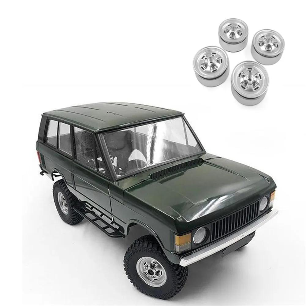 

4pcs 1.9" Wheel Rims Wheel Hub 1/10 Classic Metal Aluminum Wheel Hub for Range Rover RC Car Parts