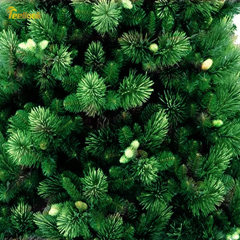  Teellook 1.2m/3.6m pine needle PVC material Christmas tree LED lights Christmas Hotel Mall home dec - 4000160223956