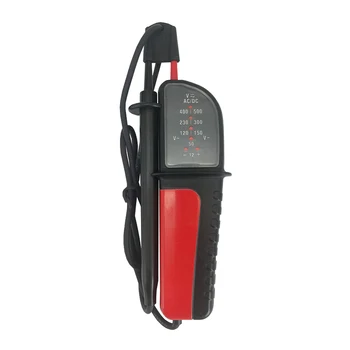 

12-400V AC 12-500V DC Five steps Voltage tester with LED display VT500