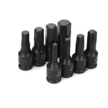 Один шт. 1/" 6,35 мм привод шестигранный наконечник Torx Бит звезды CR-MO разъем на воздухозаборник гаечный ключ адаптер домашний инструмент для ремонта авто