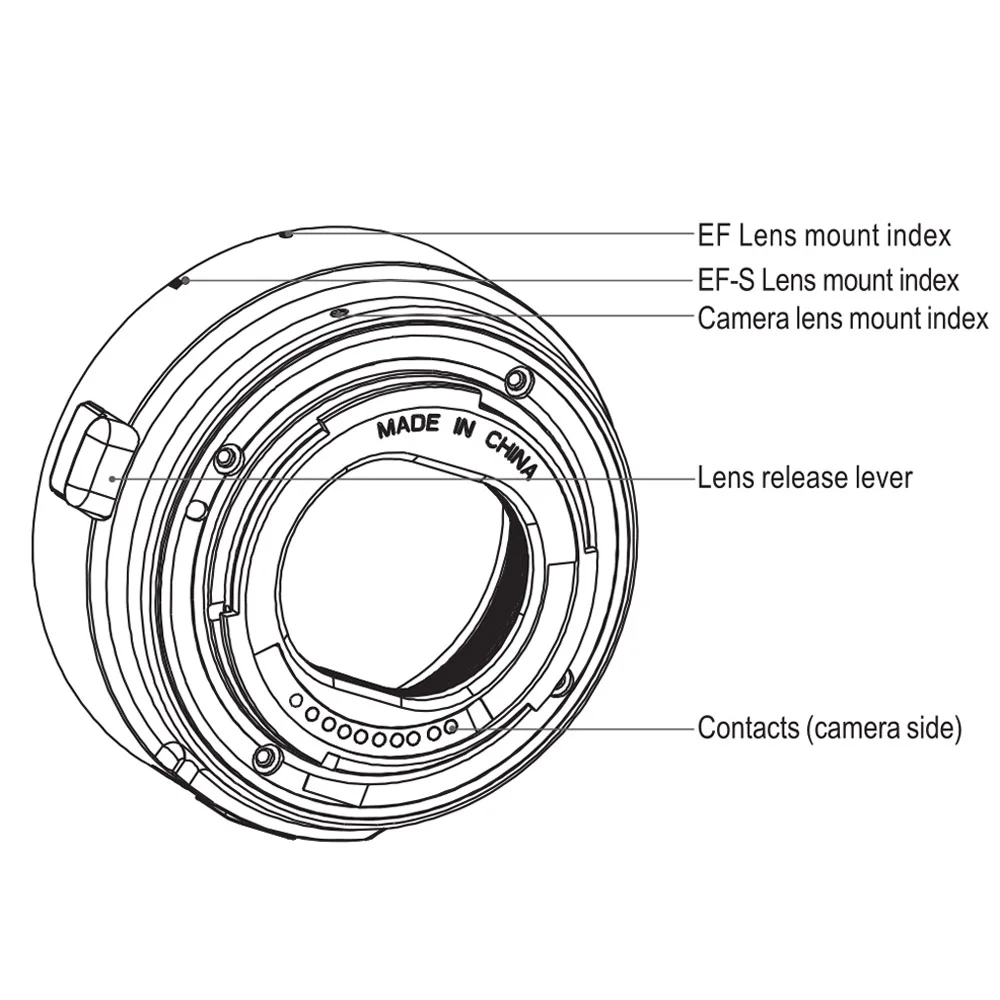 Viltrox Автофокус EF-EOS м крепление объектива Кольцо адаптер для Canon EF EF-S объектив для Canon EOS беззеркальная камера