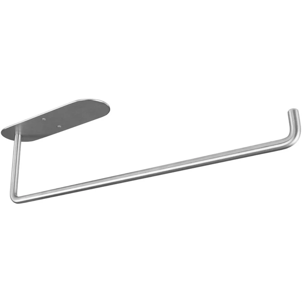 

Paper Towel Holder Self Adhesive or Drilling Under Cabinet Paper Towel Holder for Kitchen Bathroom