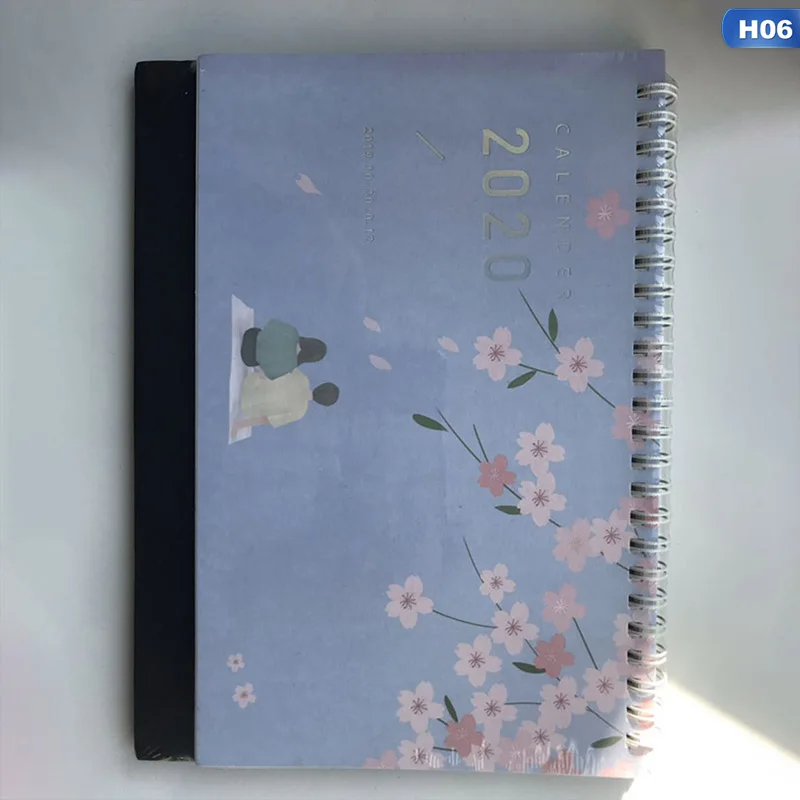 Год милый романтический календарь вишни японский Kawaii DIY Настольный календарь ежедневник - Цвет: 06