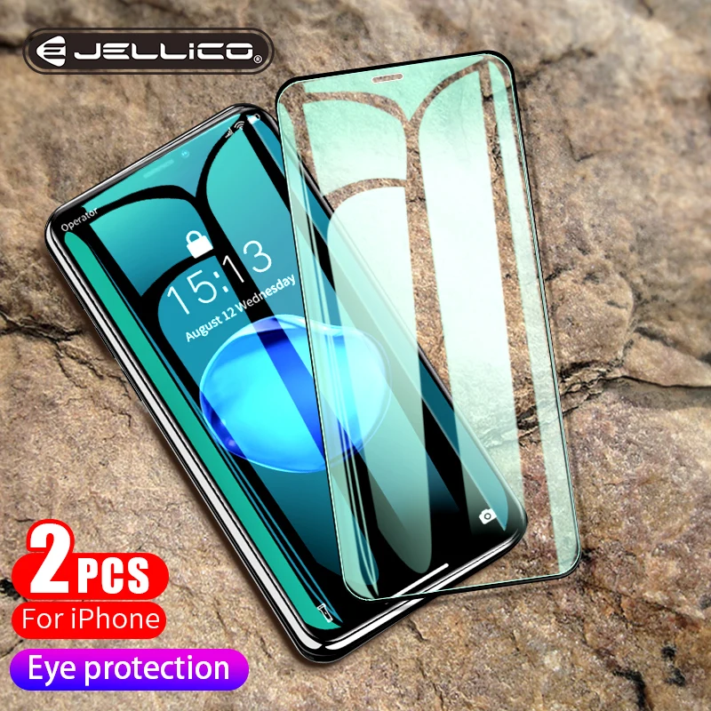 Jellico 0.3mm Full Coverage Tempered Glass For iPhone Xs Xs Max XR 2018 Screen Protector Thin Protective Glass For iPhone X Xs