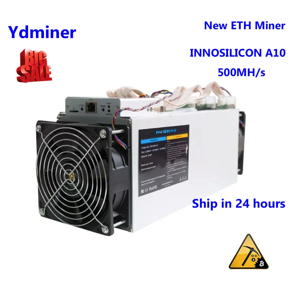 

INNOSILICON A10 500M ETH New without power supply miner mining farm ASIC better than GPU RX480 1080ti 1060ti Asik antminer B3 B7
