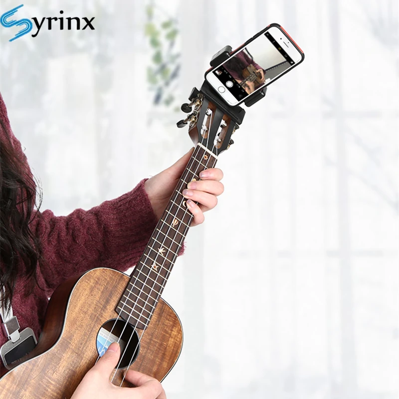 Guitar Head Clip Mobile Phone Holder - Live Broadcast Stand and Desktop Music Support