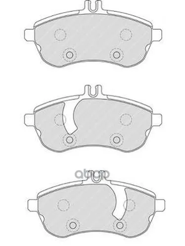 Колодки Тормозные Mercedes W204/W212 Передние Ferodo Fdb1978 Ferodo арт. FDB1978
