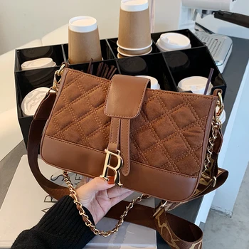 

Autumn/winter Small Bags Female 2020 New Fashionable Fashion Wide Strap Messenger Bag Shoulder Bags Shoulder & Crossbody Bags PU