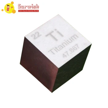 

Mini 1-inch 99.5% Pure Metal Titanium Cube Chemical Elements Collection