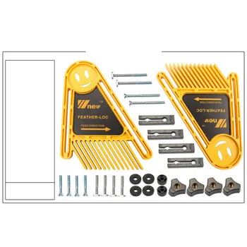 

2x Featherboards Spring Loc Board for Table Saws Band Saws Router Tables Fences Tools Miter Gauge Slot Woodworking