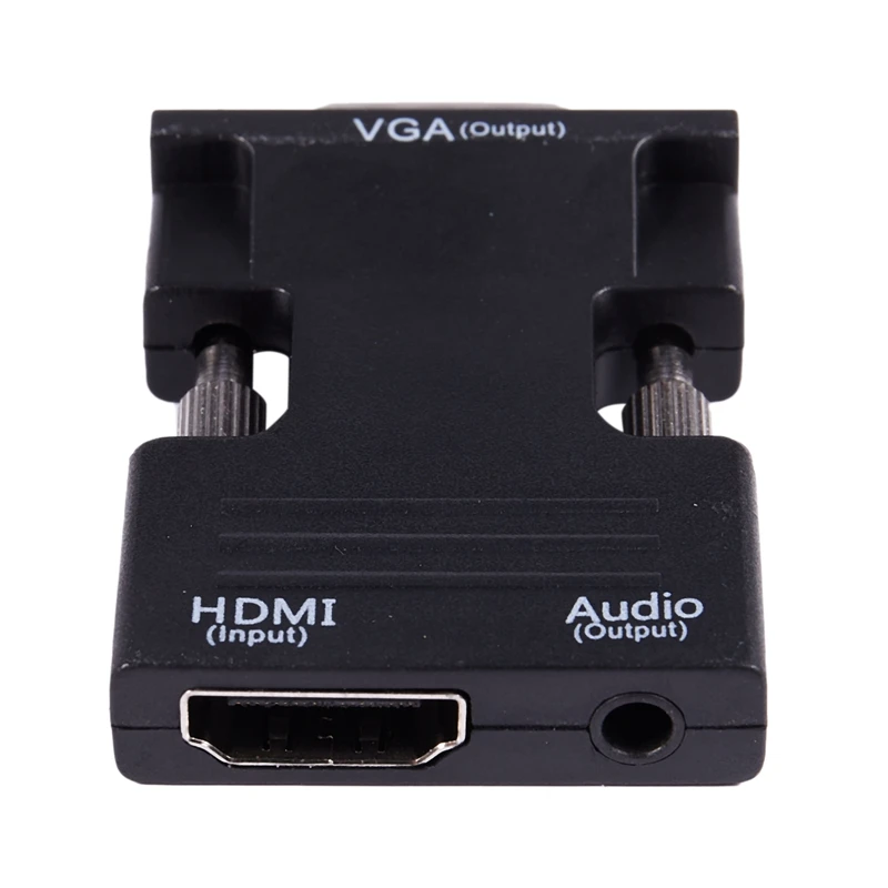 1080P HDMI Женский к VGA Мужской кабель аудиовыхода конвертер адаптер