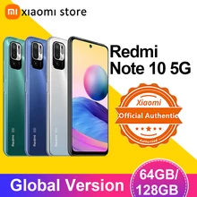 Xiaomi redmi nota 10 5g nfc smartphone versão global 4gb 64gb/128gb dimensão 700 90hz display móvel 48mp câmera 5000mah